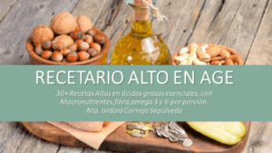Recetario Alto en Ácidos Grasos Esenciales