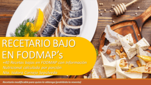 Recetario bajo en FODMAP's