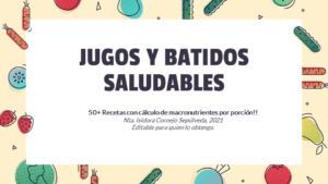Recetario Jugos y Batidos