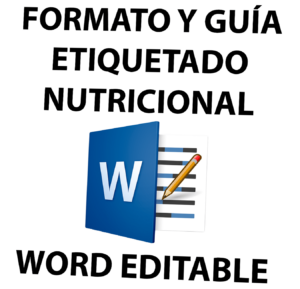 Word Guía y Formato Etiquetado Nutricional