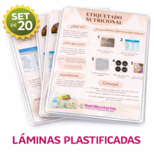 20 Infografías Nutrición Plastificadas Envío Gratis