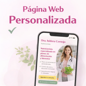 Página web profesional 1 sección
